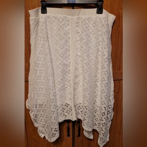 Maurices 1xl flowy lace boho style skirt